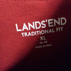 Land's End long sleeve XL polo shirt
